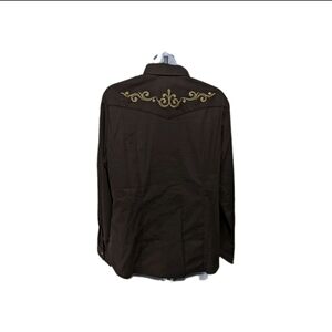 NWT Roper Womens Western Shirt L Pearl Snap Long Sleeve #swtr2